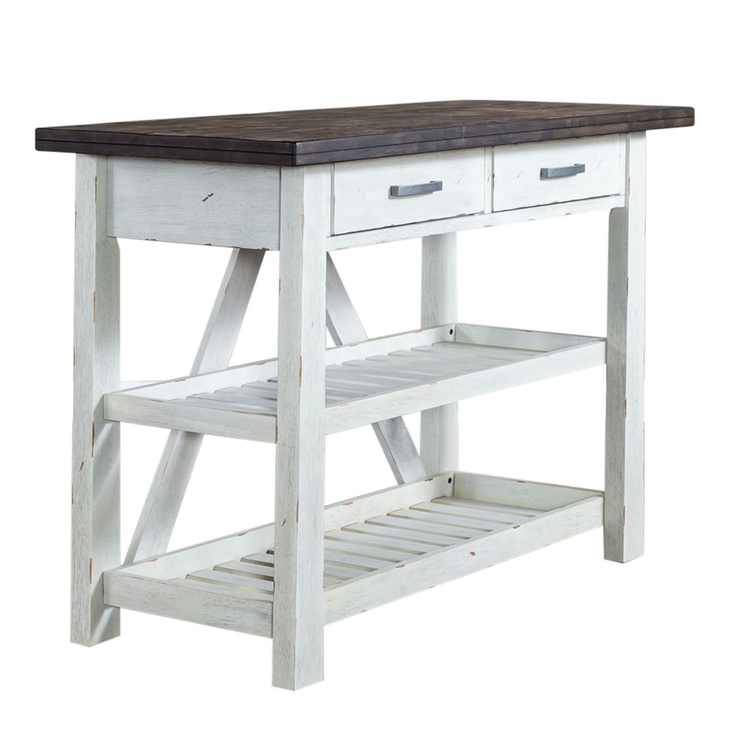 Farmhouse - Server - White - Hornell Furniture Outlet