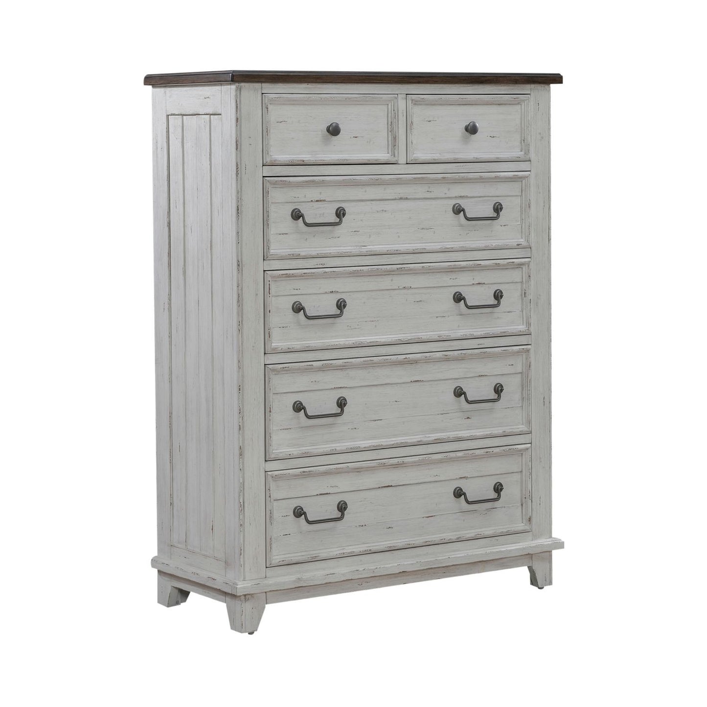 River Place - 6 Drawer Chest - White - Hornell Furniture Outlet