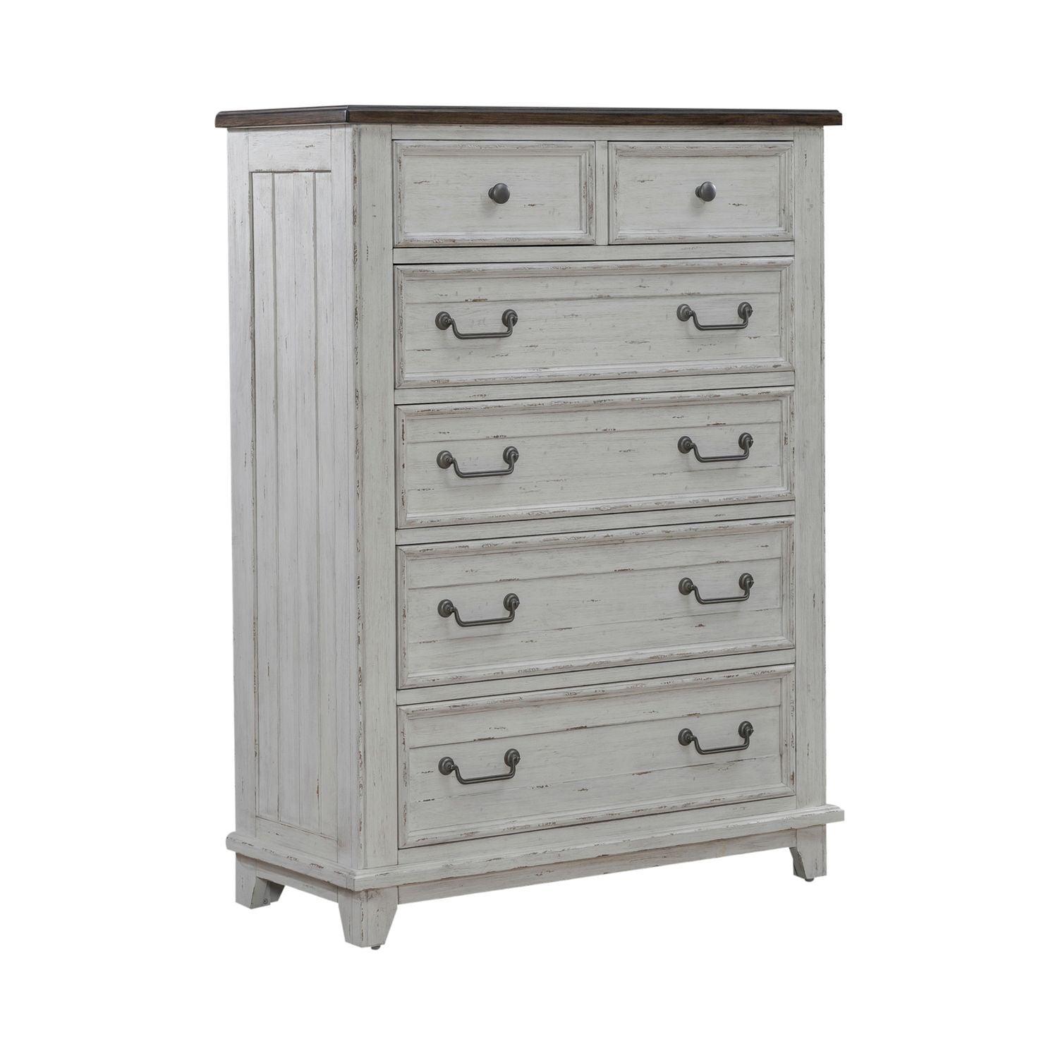 River Place - 6 Drawer Chest - White - Hornell Furniture Outlet