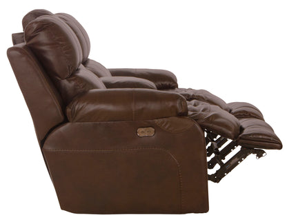 Positano - Reclining Console Loveseat - Hornell Furniture Outlet