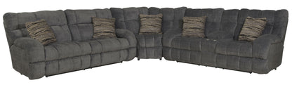 Ashland - Reclining Sectional With 4 Lay Flat Reclining Seats - Hornell Furniture Outlet