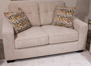 Larimer - Stone - Loveseat - Hornell Furniture Outlet