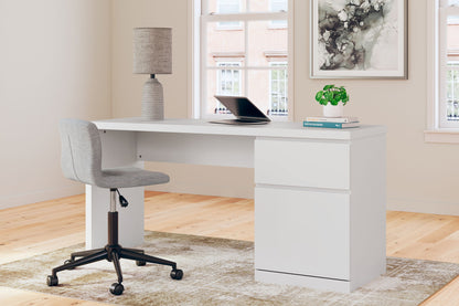 Onita - White - Home Office Desk - Hornell Furniture Outlet