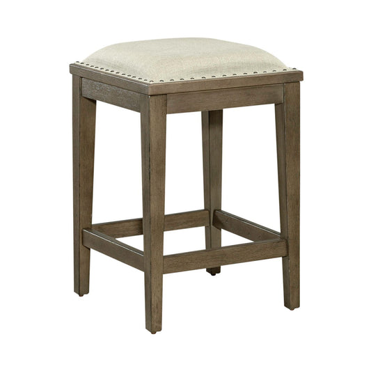 Americana Farmhouse - 4 Piece Console Set (Console 3 Stools) - Dusty Taupe