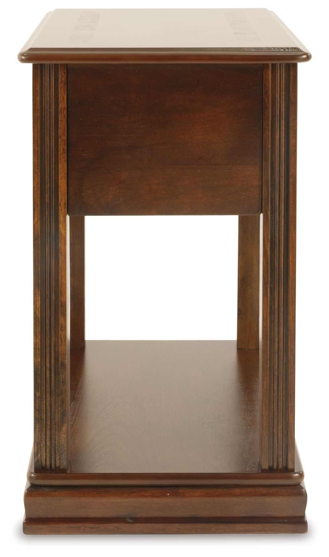 Breegin - Brown - Chair Side End Table - Removable Tray - Hornell Furniture Outlet