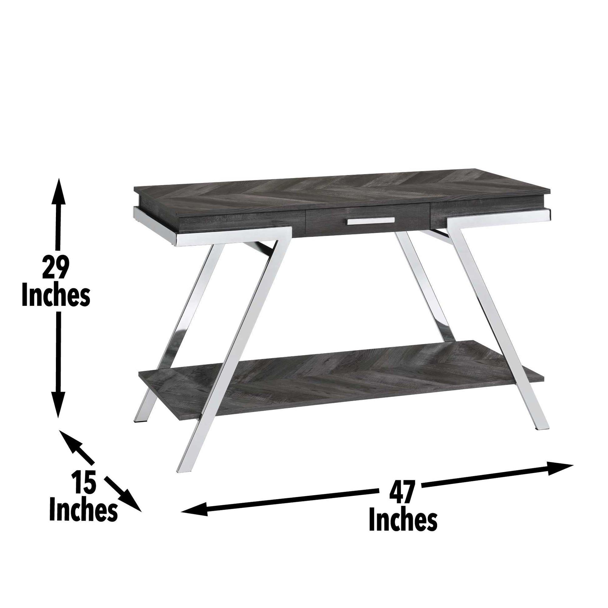 Roma - Sofa Table - Gray - Hornell Furniture Outlet