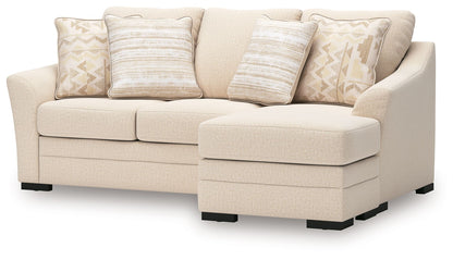 Lango - Jute - Queen Sofa Chaise Sleeper - Hornell Furniture Outlet