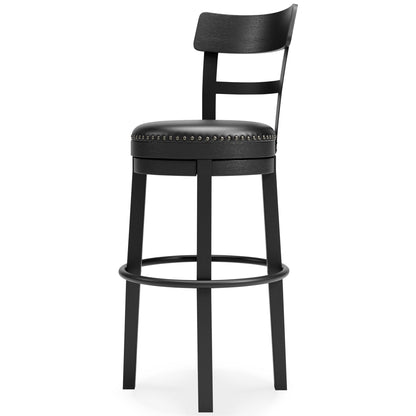 Valebeck - Tall Upholstered Swivel Barstool - Hornell Furniture Outlet