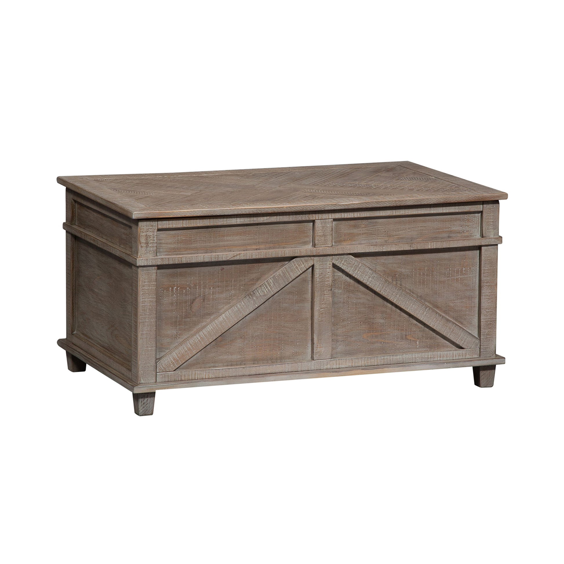 Parkland Falls - Storage Trunk - Light Brown - Hornell Furniture Outlet