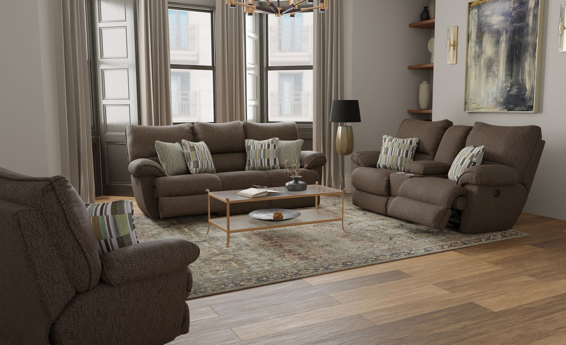 Lenny - Power Lay Flat Reclining Sofa - Hornell Furniture Outlet