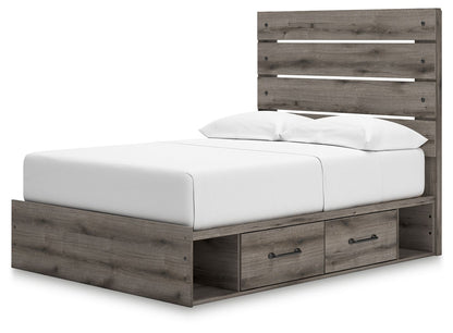 Graystorm - Panel Bed With Storage - Hornell Furniture Outlet