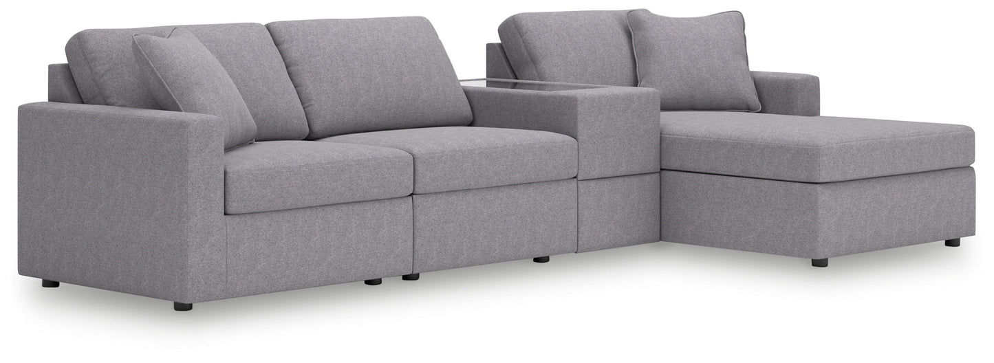 Modmax - Granite - Sectional - Hornell Furniture Outlet