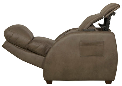 Relaxer - Power Headrest Power Lay Flat Reclining With Heat / Massage / Lumbar / Zero Gravity - Hornell Furniture Outlet
