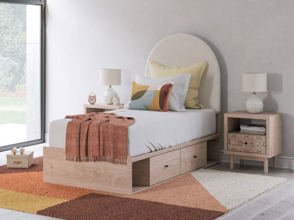 Arloster - Upholstered Panel Bed - Hornell Furniture Outlet