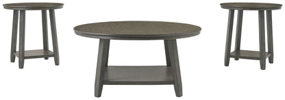 Caitbrook - Gray - Occasional Table Set (Set of 3) - Hornell Furniture Outlet
