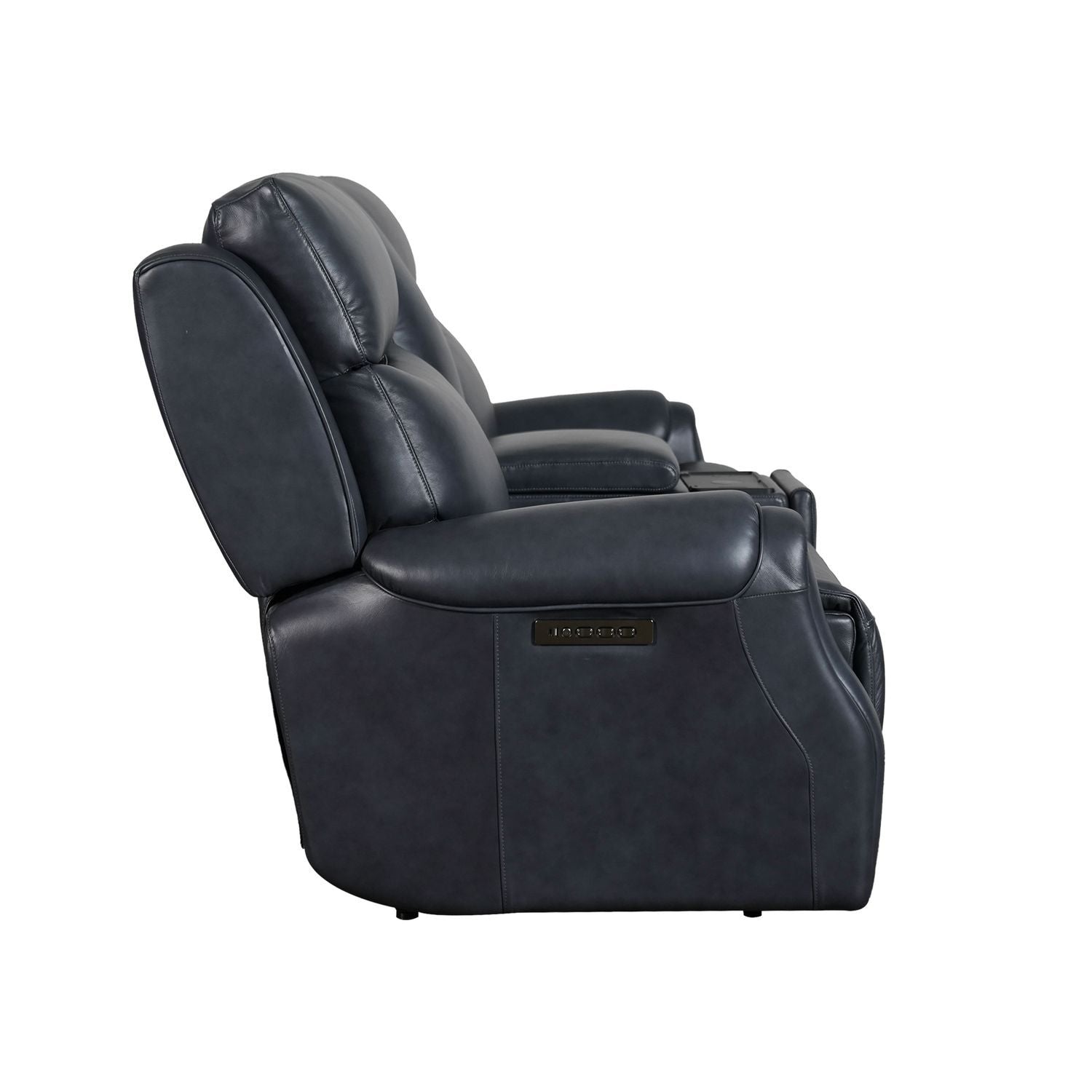 Clinton - Loveseat With Console P3 & ZG - Carmel Slate - Hornell Furniture Outlet