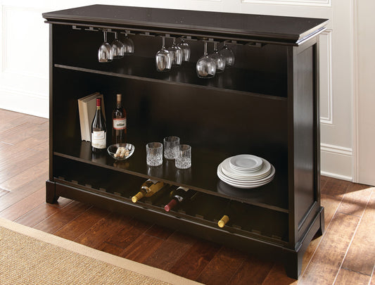 Garcia - Silverstone Top Bar Unit - Dark Brown - Hornell Furniture Outlet