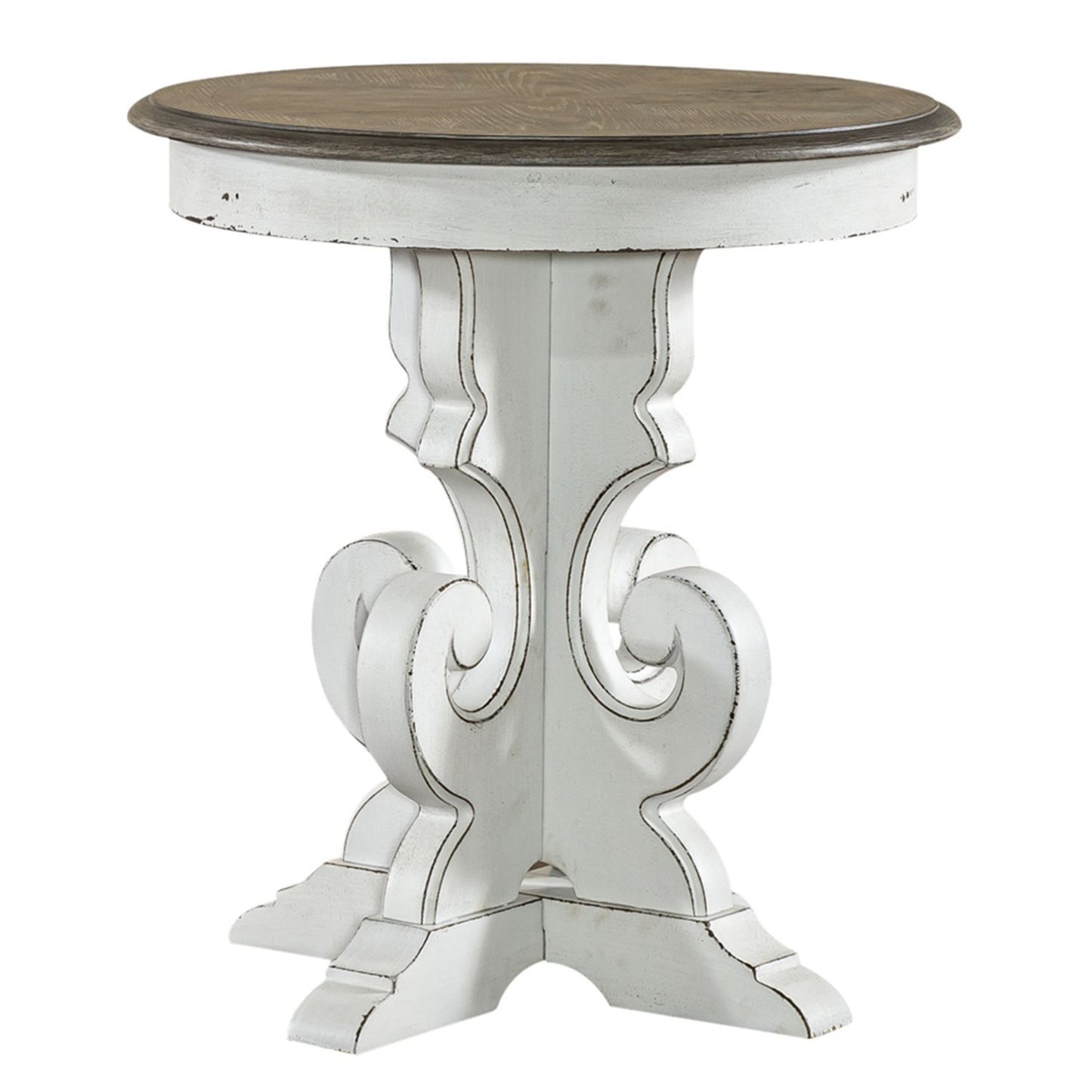 Magnolia Manor - Round End Table - Hornell Furniture Outlet