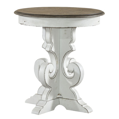 Magnolia Manor - Round End Table - Hornell Furniture Outlet