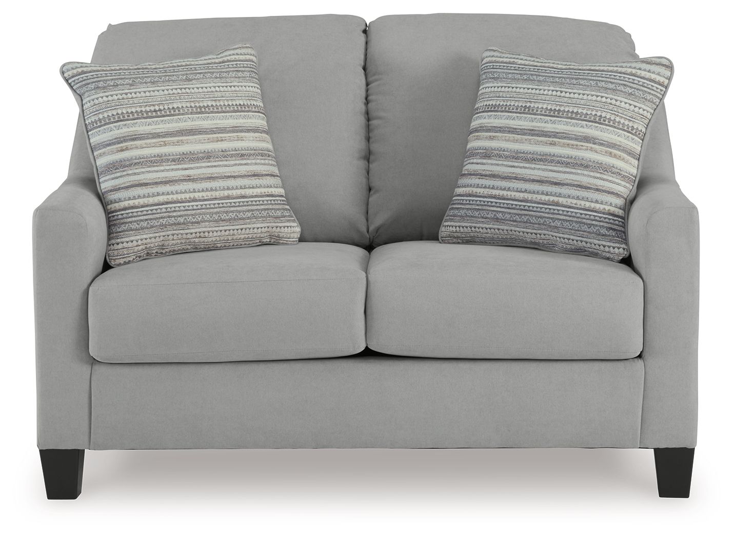 Adlai - Shadow - Loveseat - Hornell Furniture Outlet