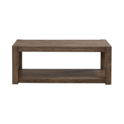 Broadmore - Rectangular Cocktail Table - Brown - Hornell Furniture Outlet