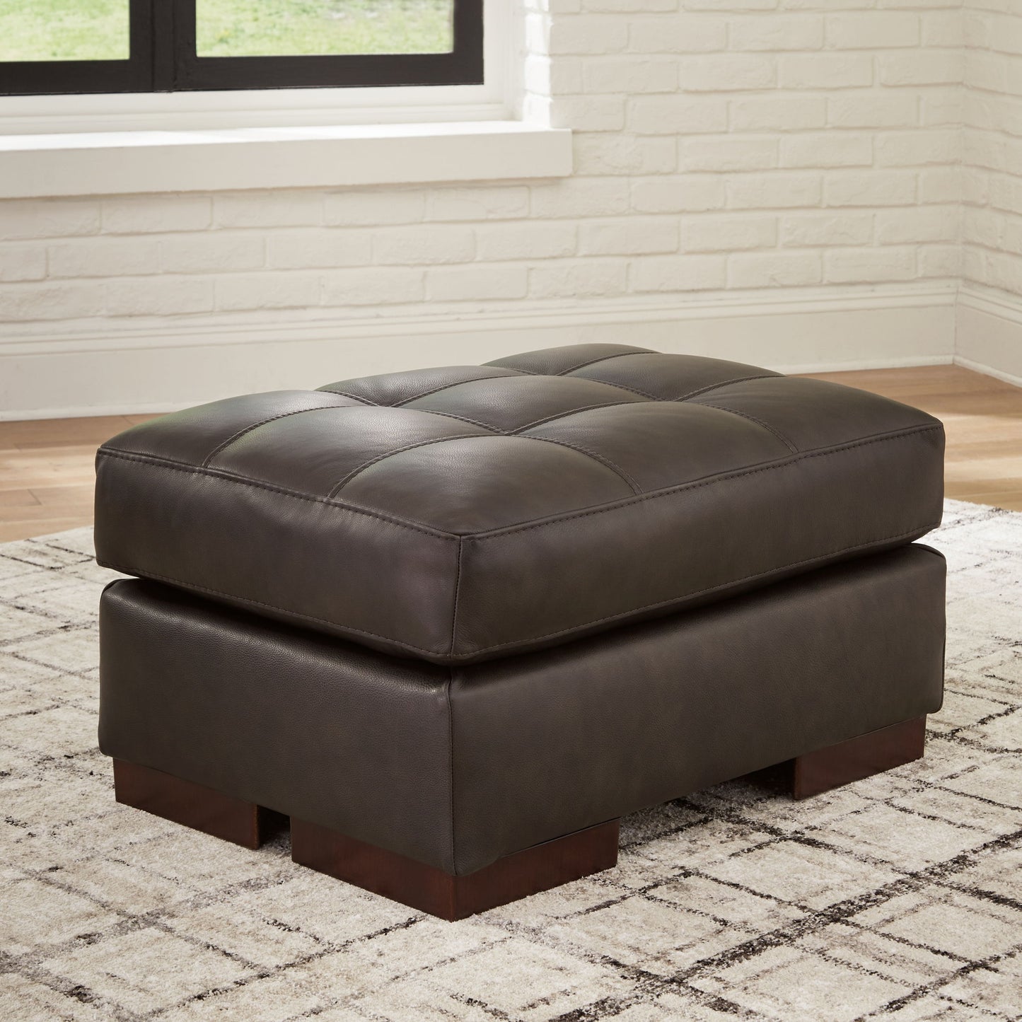 Luigi - Thunder - Ottoman - Hornell Furniture Outlet