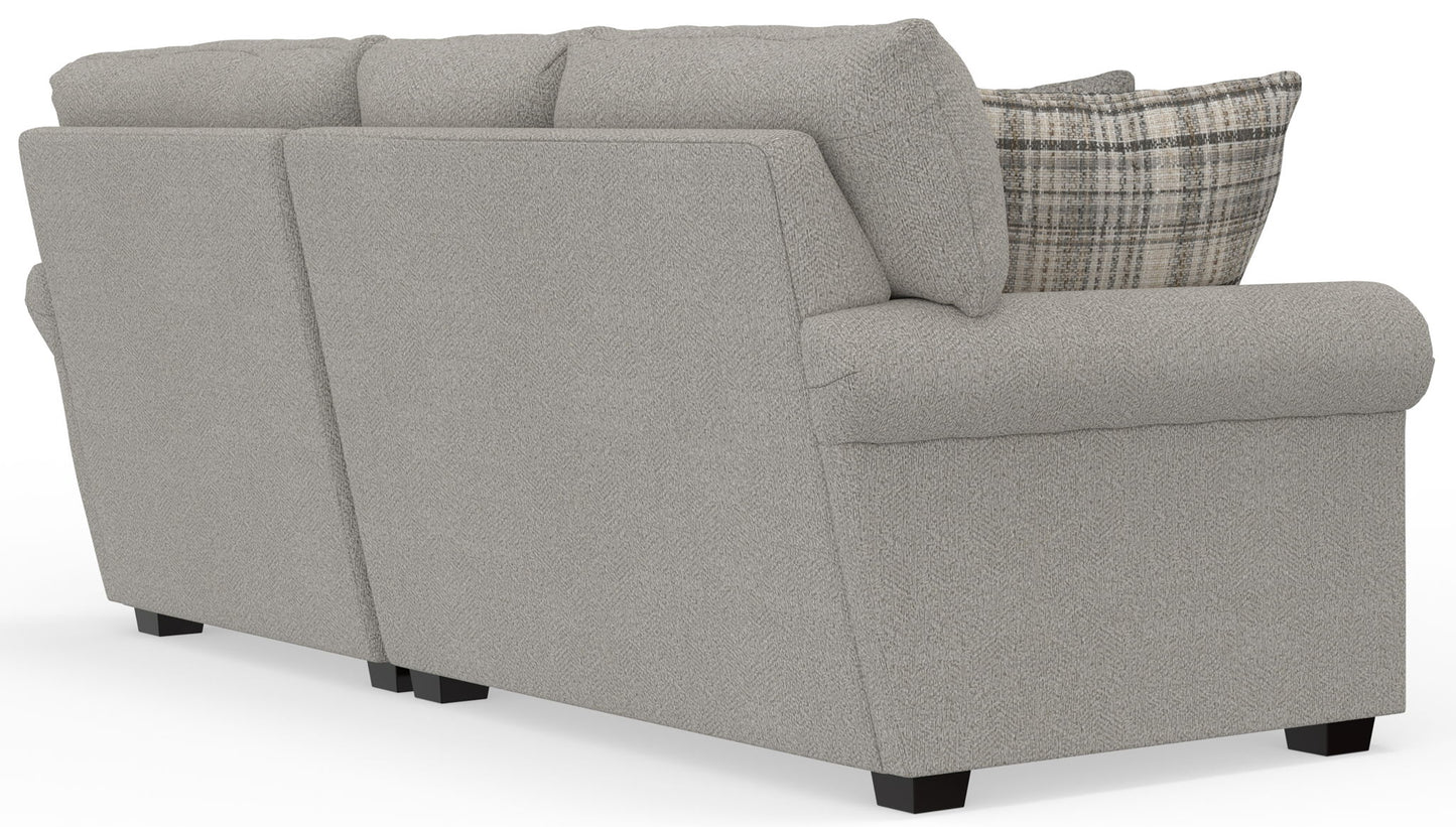 Livingston - Sectional With Comfort Coil Seating And Accent Pillows Included - Hornell Furniture Outlet