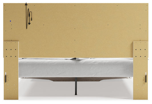 Altyra - White - King Upholstered Storage Bed - Hornell Furniture Outlet