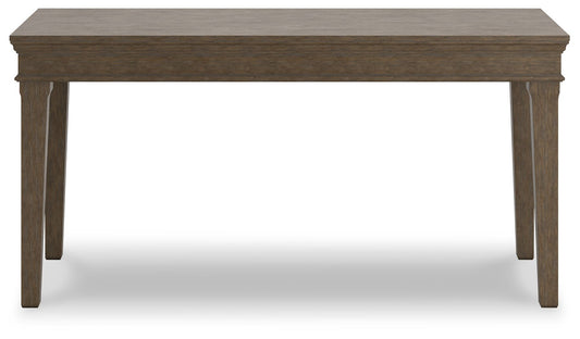 Janismore - Weathered Gray - Home Office Desk - Hornell Furniture Outlet