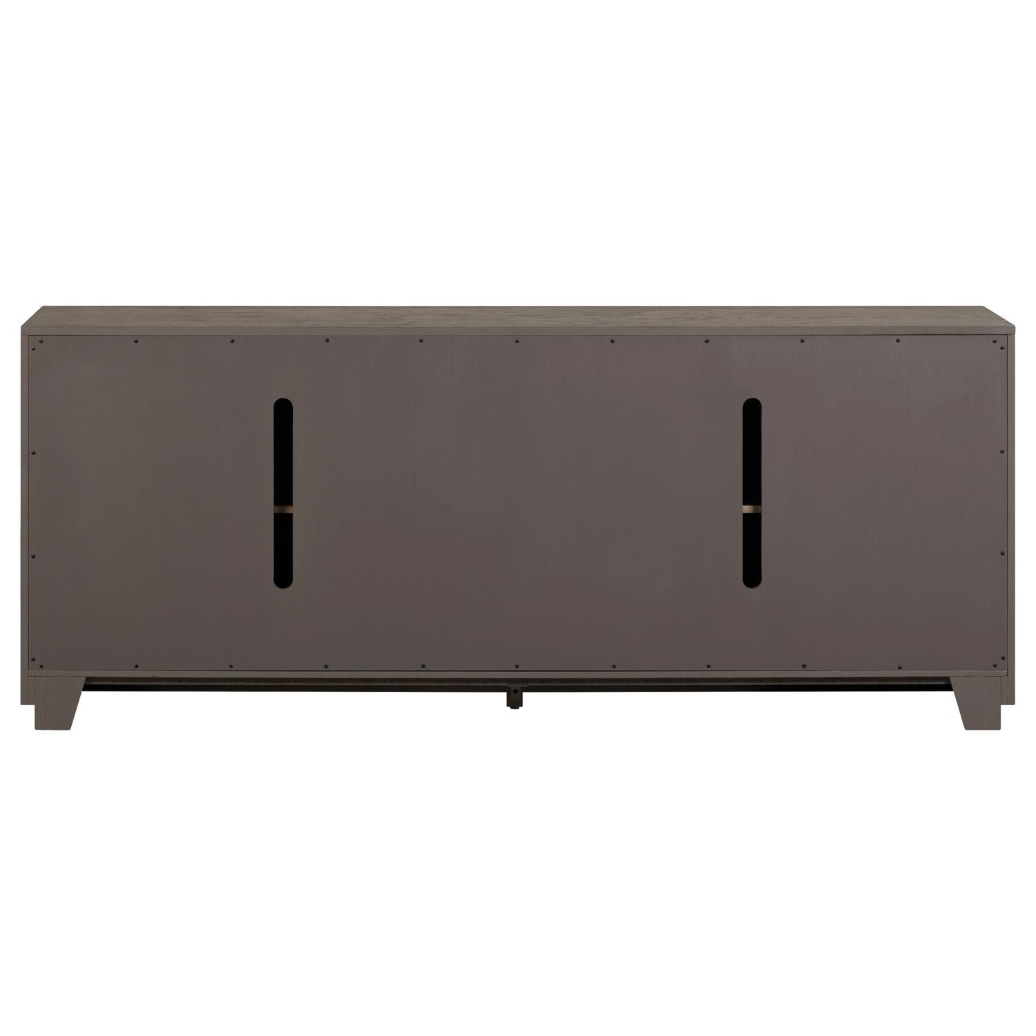 Aspen Sky - 78" TV Console - Weathered Saddle Brown - Hornell Furniture Outlet