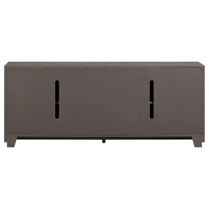Aspen Sky - 78" TV Console - Weathered Saddle Brown - Hornell Furniture Outlet