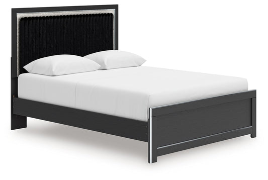 Zuraleus - Upholstered Panel Platform Bed With Roll Slats - Hornell Furniture Outlet
