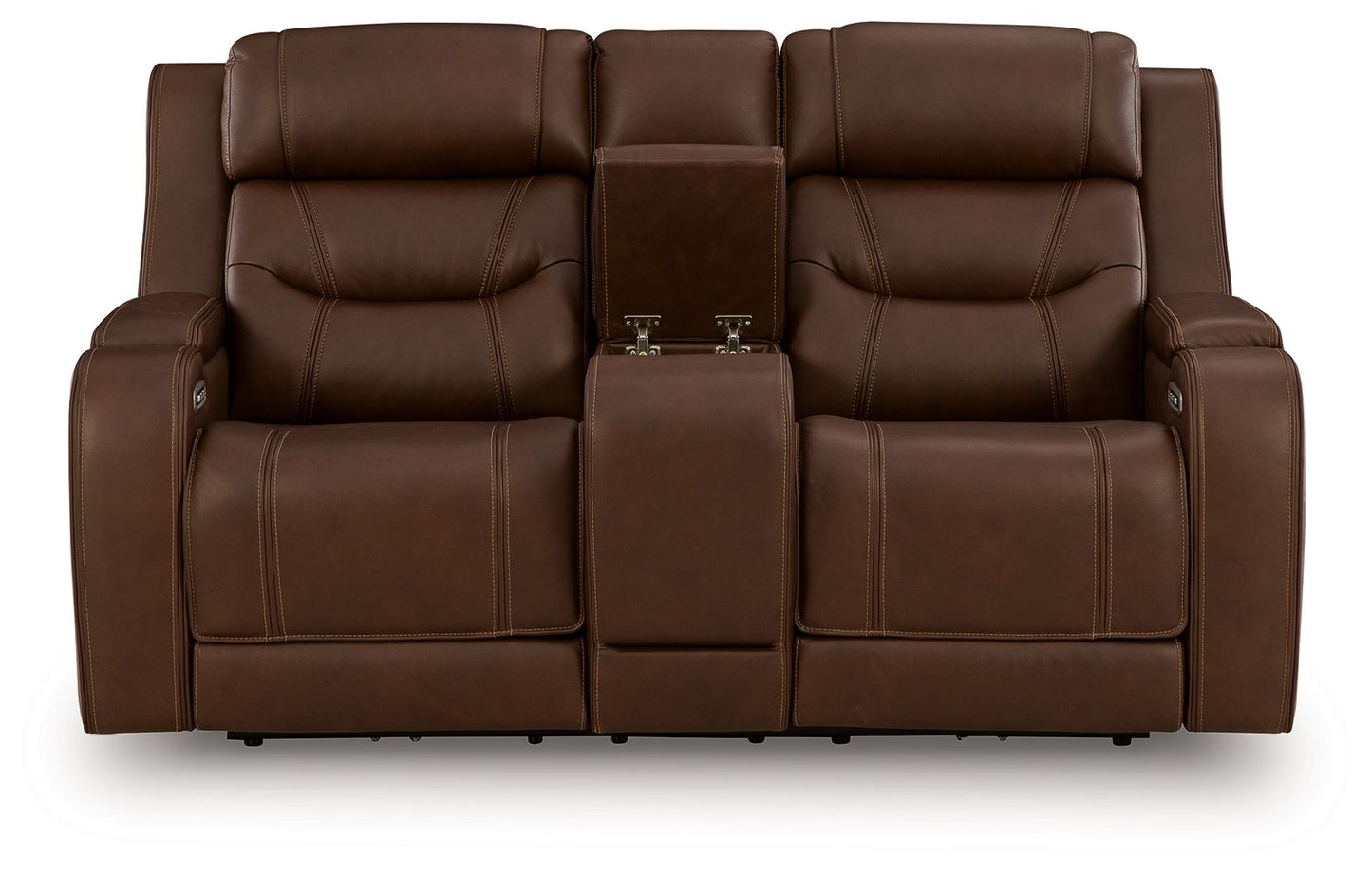 Knightington - Power Reclining Loveseat With Audio Seating - Hornell Furniture Outlet