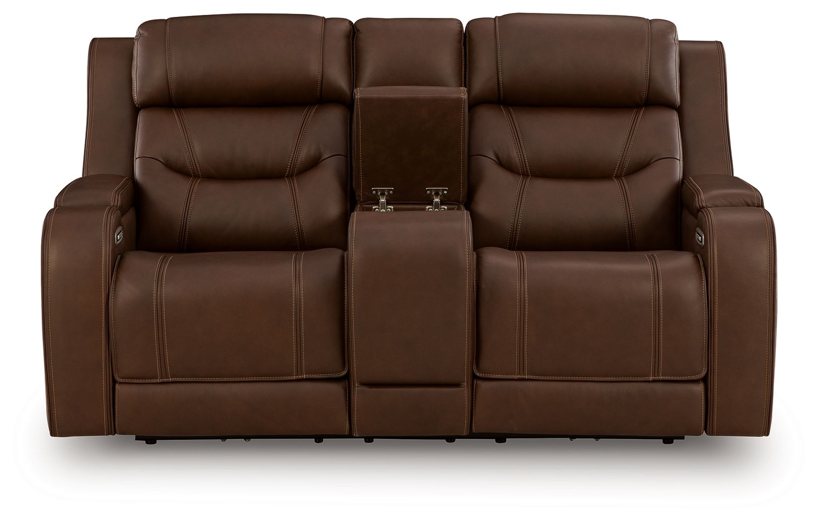 Knightington - Power Reclining Loveseat With Audio Seating - Hornell Furniture Outlet