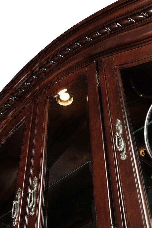 Antoinette - Buffet and Hutch - Dark Brown - Hornell Furniture Outlet