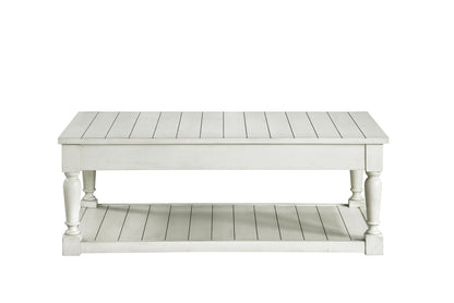 Hemingway - Lift Top Coffee Table - White - Hornell Furniture Outlet