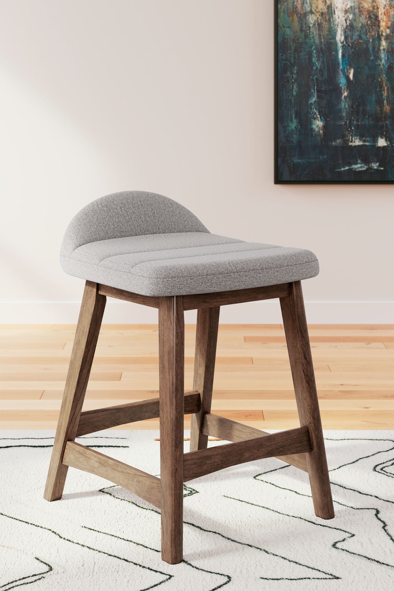 Lyncott - Upholstered Barstool (Set of 2) - Hornell Furniture Outlet