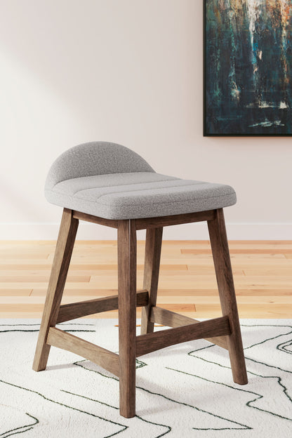 Lyncott - Upholstered Barstool (Set of 2) - Hornell Furniture Outlet