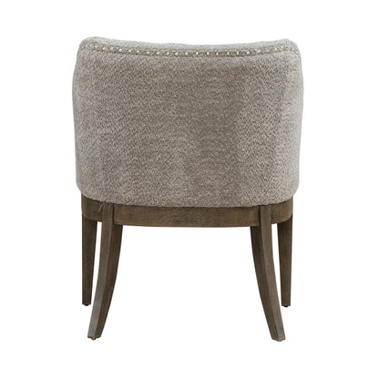 Cascade Falls - Upholstered Side Chair (RTA) - Satin Espresso - Hornell Furniture Outlet