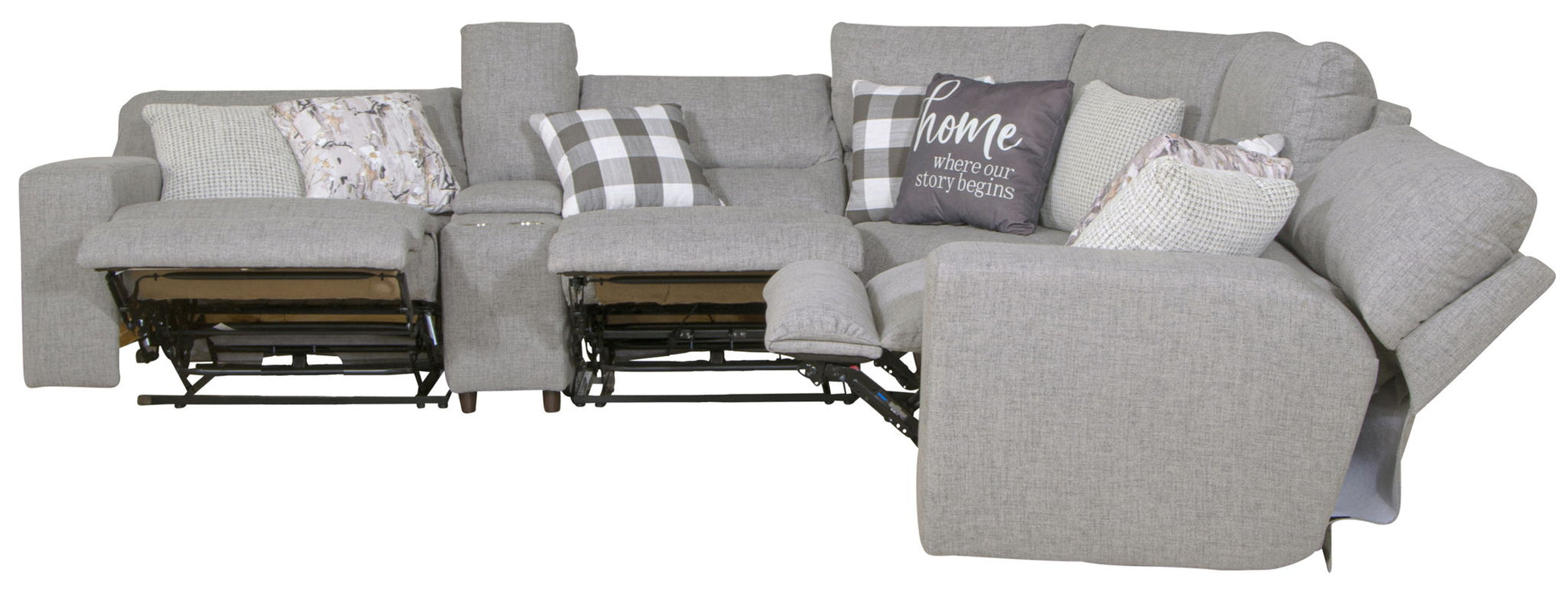 Rockport - Reclining Sectional - Hornell Furniture Outlet