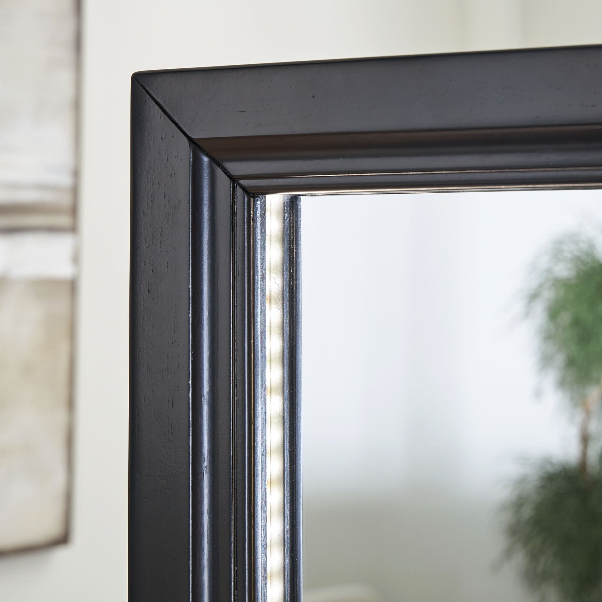 Evesen - Floor Standing Mirror/Storage - Hornell Furniture Outlet