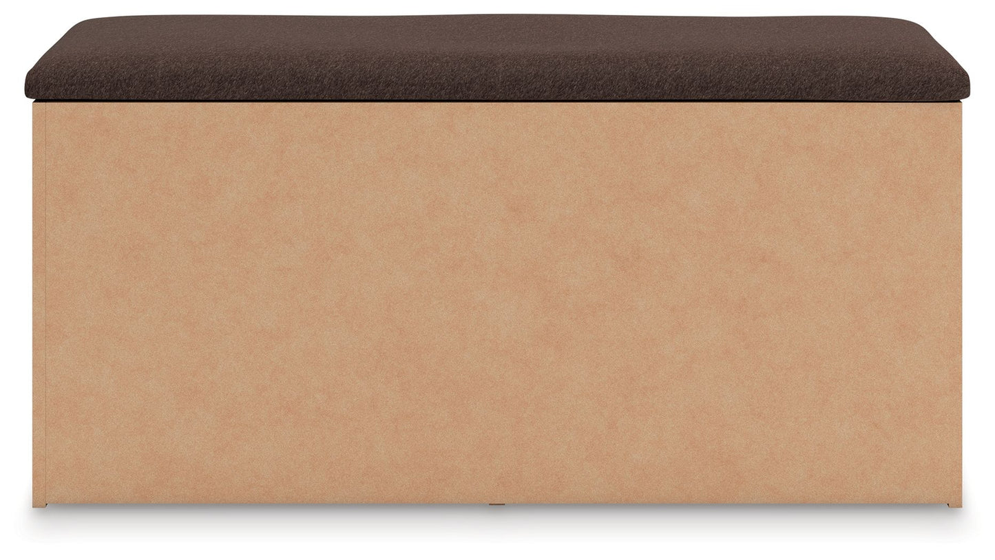 Kinlanni - Bedroom Upholstered Storage Bench - Tan / Brown - Hornell Furniture Outlet
