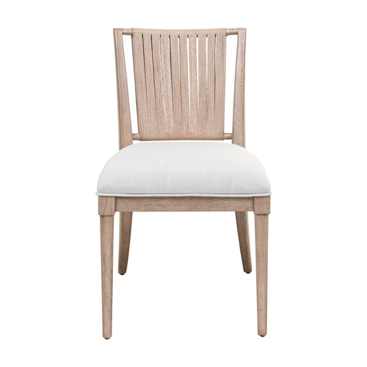 Sheridan Pointe - Corded Back Side Chair (RTA) - Vintage Natural - Hornell Furniture Outlet