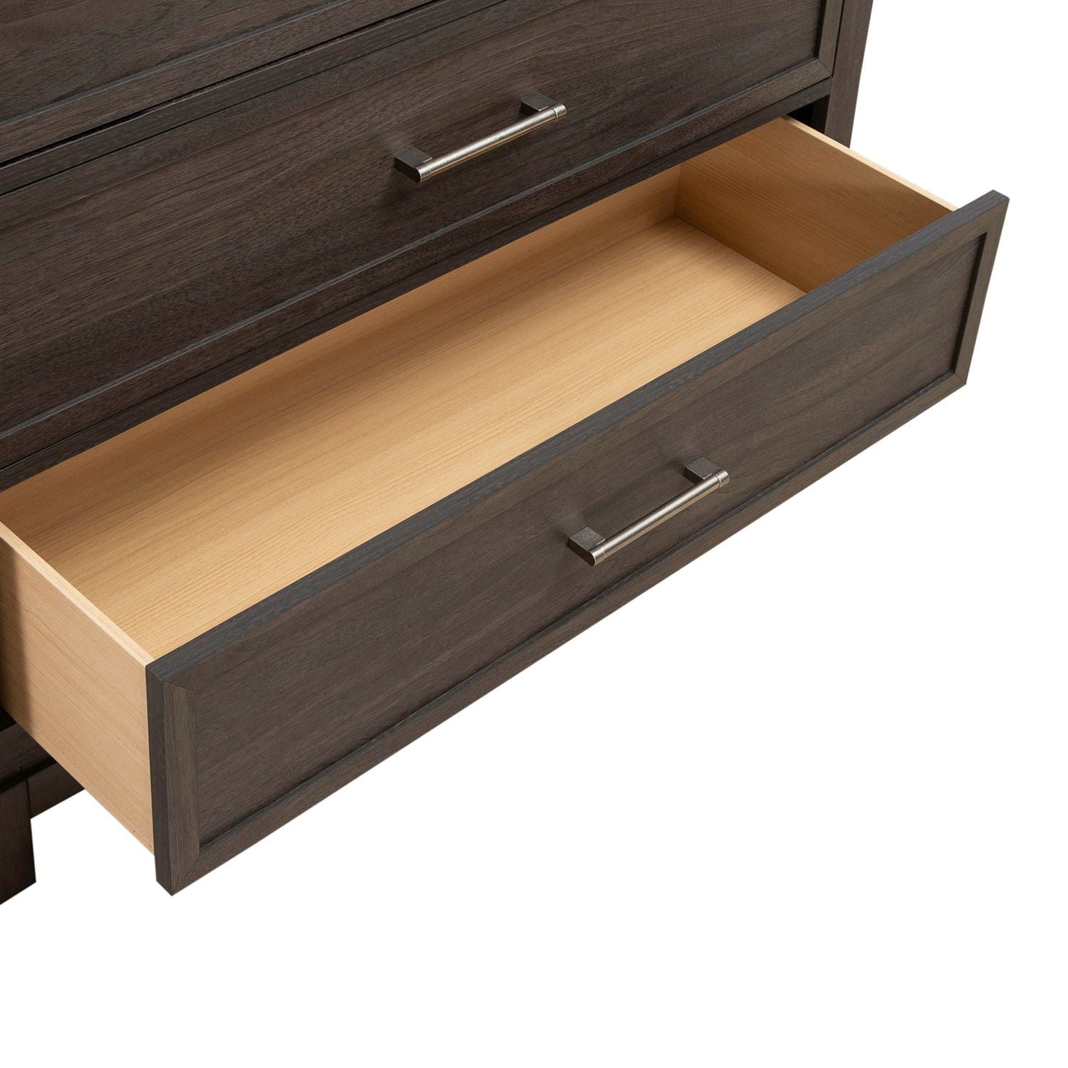 Modern Edge - 5 Drawer Chest - Brown - Hornell Furniture Outlet