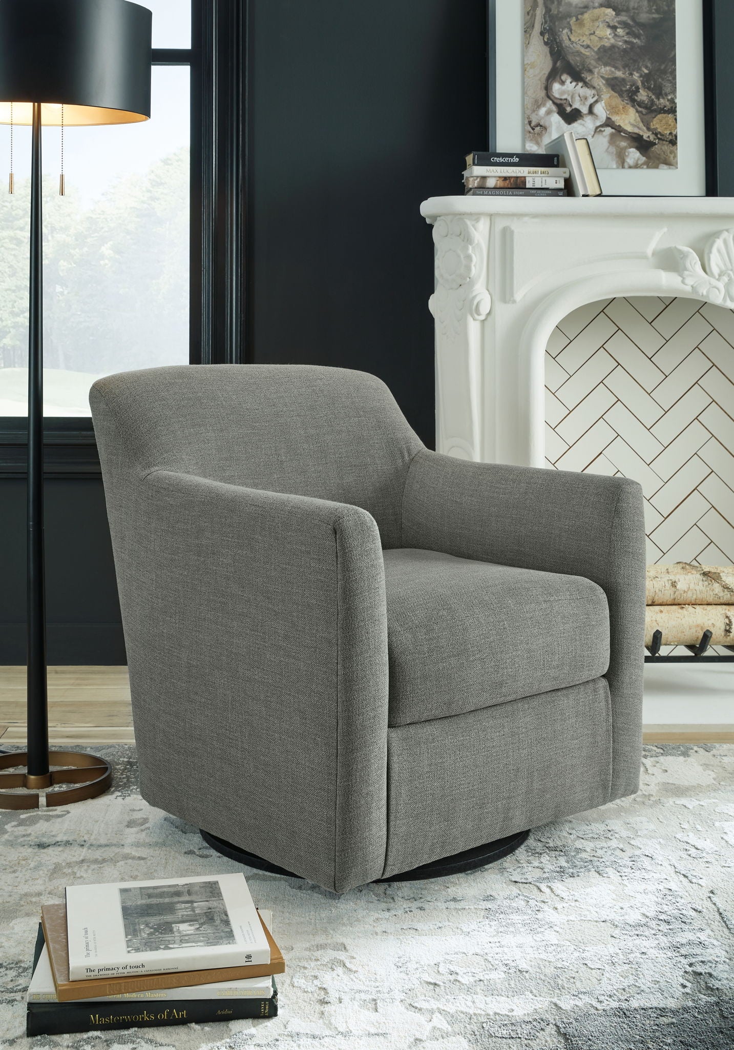 Bradney - Swivel Accent Chair - Hornell Furniture Outlet