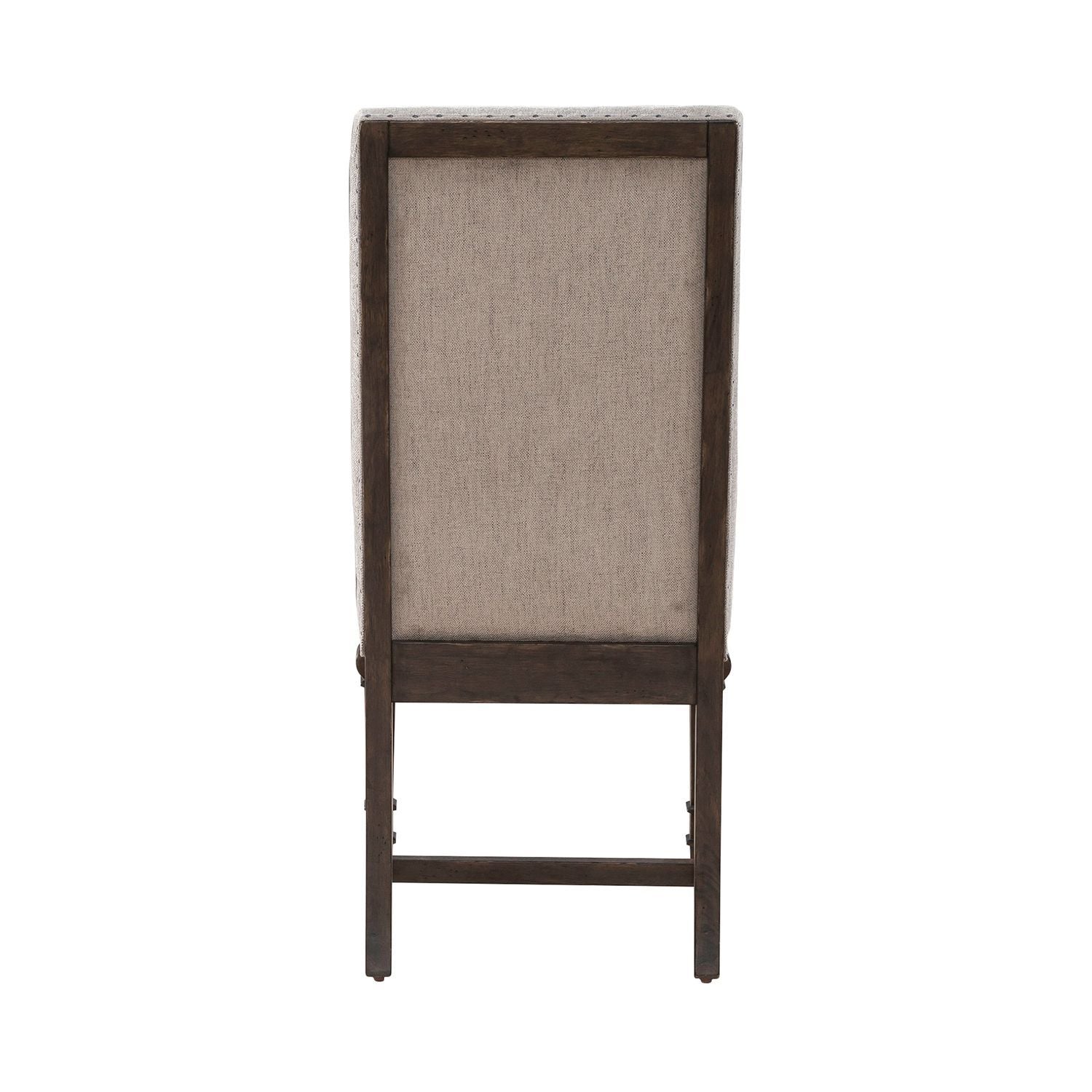 Paradise Valley - Upholstered Side Chair (RTA) - Dark Brown - Hornell Furniture Outlet