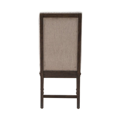 Paradise Valley - Upholstered Side Chair (RTA) - Dark Brown - Hornell Furniture Outlet