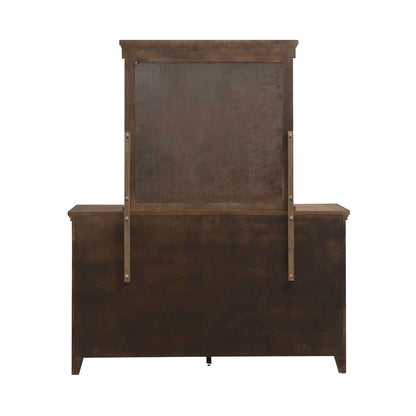 Carolina Park - Dresser & Mirror - Brown - Hornell Furniture Outlet