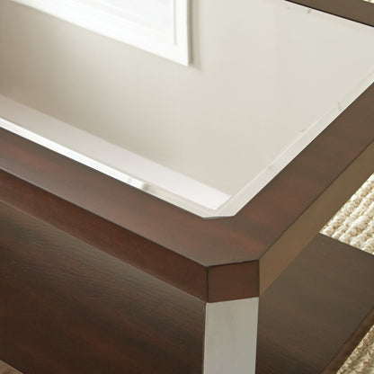 Truman - End Table - Brown - Hornell Furniture Outlet