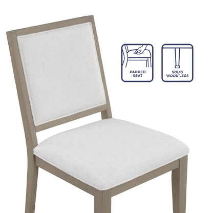 Lily - Side Chair (Set of 2) - Gray - Hornell Furniture Outlet